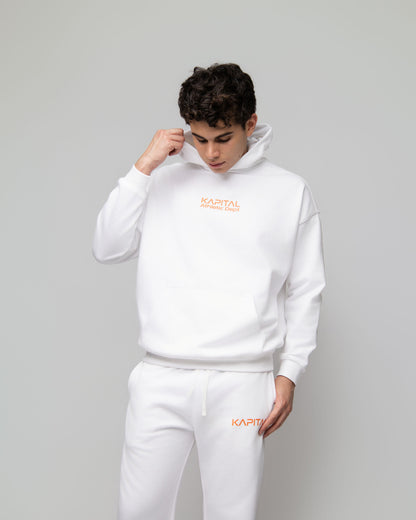 KAPITAL SUPER COMFORT SWEATPANTS CREAM WHITE