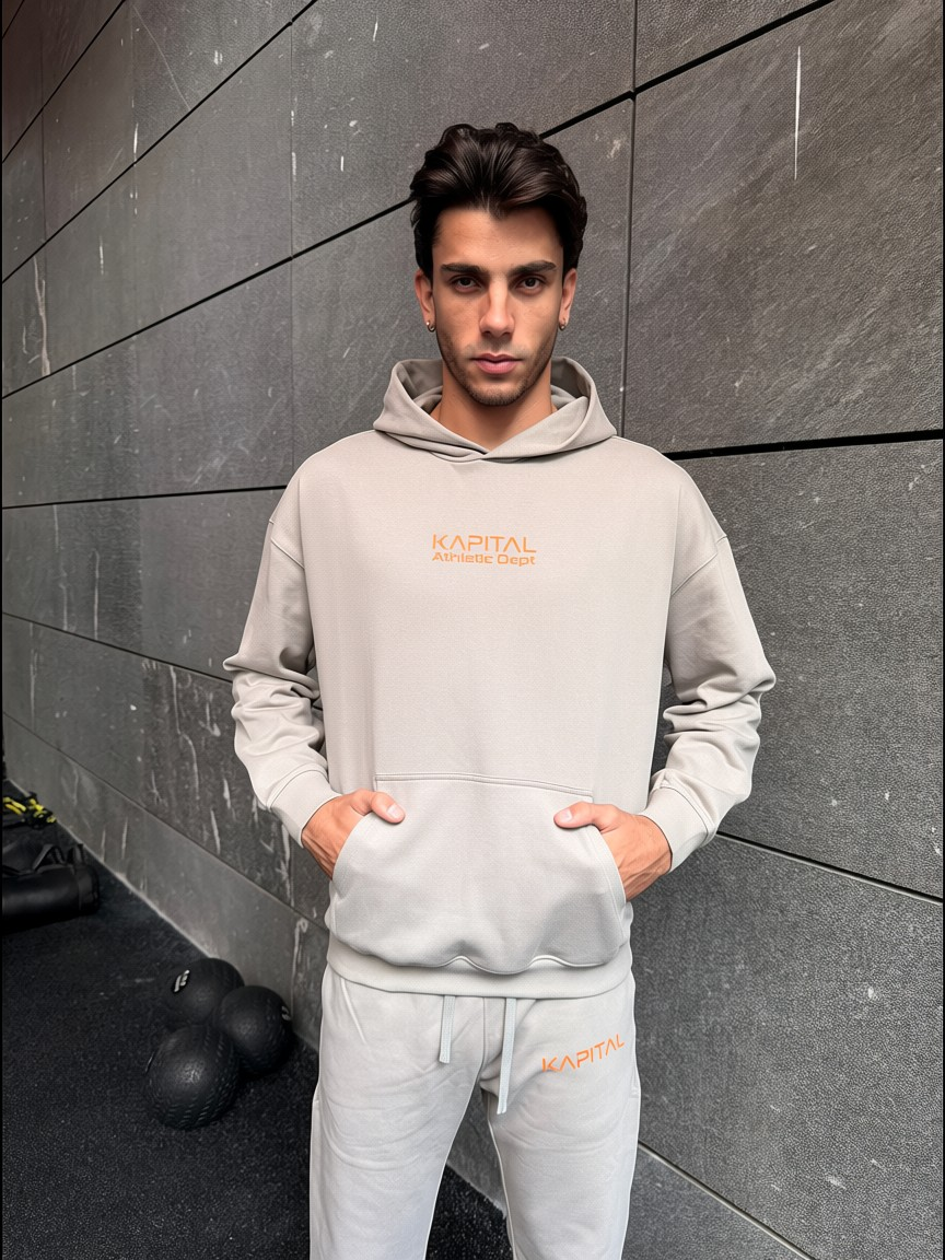 KAPITAL SUPER COMFORT SWEATPANTS CARBON GREY