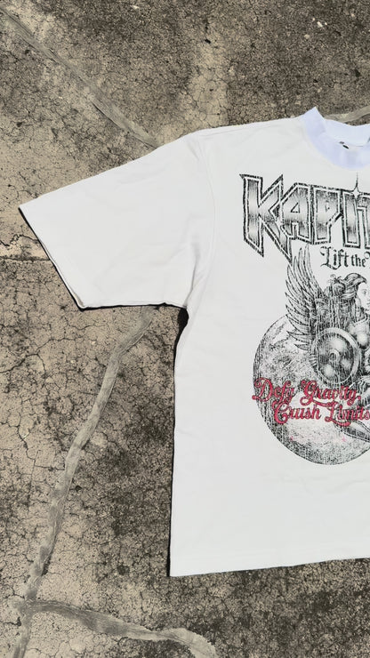 ANGEL OF STEEL "HEAVYWEIGHT PREMIUM" BOXY FIT UNISEX TEE