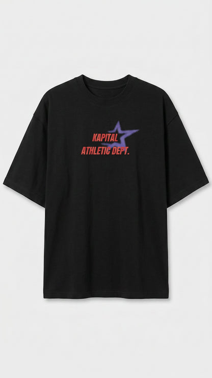 BIG LOGO LITTLE DEVIL – "HEAVYWEIGHT PREMIUM" OVERSIZE BOXY FIT BLACK TEE